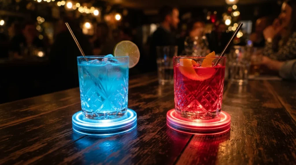LED RGB Podstavki AKCIJA! Komplet 3x - Najboljša Cena